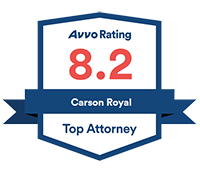 Avvo Rated 8.2, Top Attorney Carson Royal